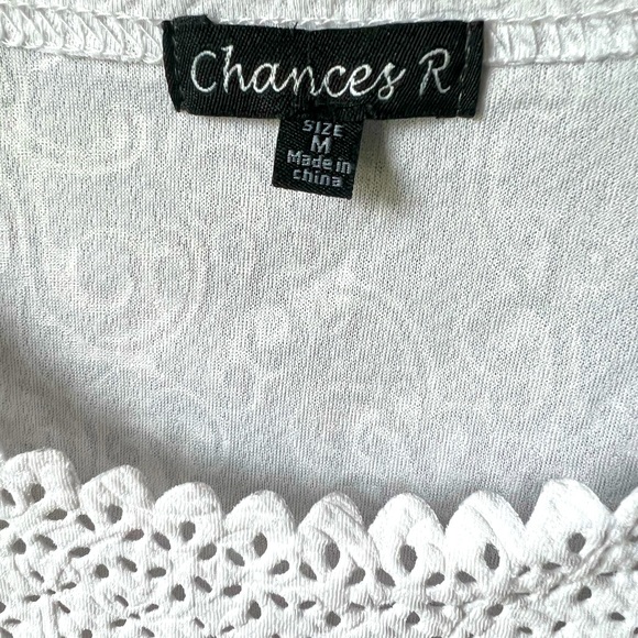 Chances R White Casual Shirt - Picture 3 of 3